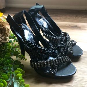 Not Rated bling heels sz 7.5